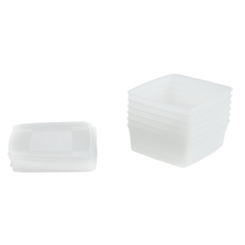 Matfer Bourgeat Soft Modulus Flexible Food Storage Container Box 1 Ltr (Pack of 6) - Click to Enlarge
