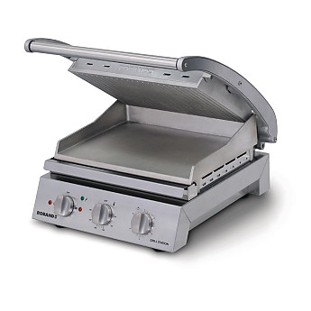 Roband Contact Grill 8 Slice Ribbed Top Plate 2990W GSA815R - Click to Enlarge