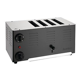 Rowlett Regent 4 Slot Toaster Jet Black with 2x Additional Elements - Click to Enlarge