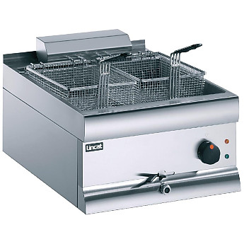 Lincat Single Tank Twin Basket Countertop Electric Fryer DF49 - Click to Enlarge