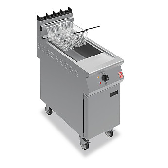 Falcon F900 Single Tank Twin Basket Free Standing Gas Fryer on Castors G9341 - Click to Enlarge