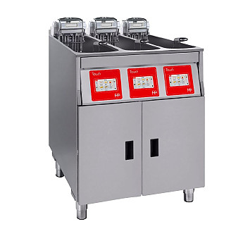 FriFri Touch 633 Electric Free-standing Fryer Triple Tank Triple Basket 3x7.5kW - Click to Enlarge