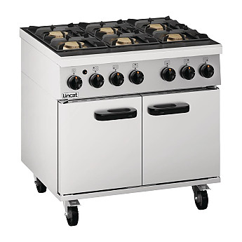 Lincat Phoenix 6 Burner Oven Range PHGR01 - Click to Enlarge