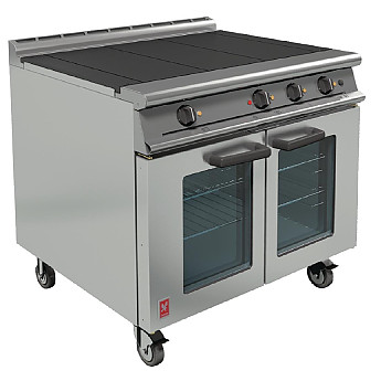 Falcon Dominator Plus Electric Oven Range on Castors E3101 OTC 3HP - Click to Enlarge