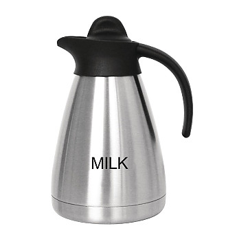 Olympia Screwtop Vacuum Milk Jug 1Ltr - Click to Enlarge