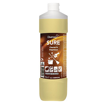 SURE Kitchen Cleaner and Degreaser Concentrate 1Ltr - Click to Enlarge