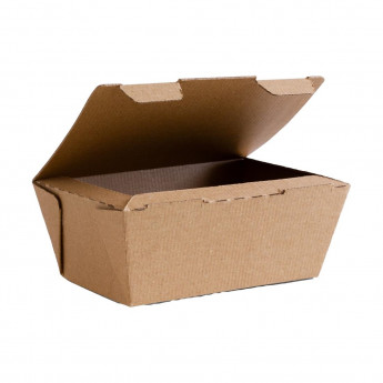 Vegware Compostable Microflute Takeaway Box 6x5" (Pack 300) - Click to Enlarge