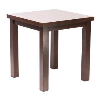 Kendal Square Dining Table Dark Wood 700x700mm - Click to Enlarge