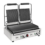 Buffalo Double Ribbed Top Contact Grill