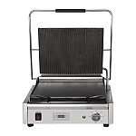 Buffalo Large Ribbed Top Contact Grill