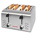 Caterlite 4 Slot Stainless Steel Toaster