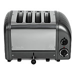 Dualit 2 x 2 Combi Vario 4 Slice Toaster Metallic Charcoal 42170