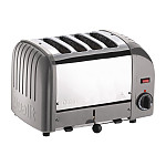 Dualit 4 Slice Vario Toaster Metallic Silver 40349