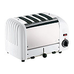 Dualit 2 x 2 Combi Vario 4 Slice Toaster White 42177