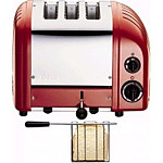 Dualit 2 + 1 Combi Vario 3 Slice Toaster Red 31214