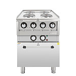 Buffalo 600 Series 4 Plate Electric Convection Oven Range