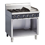 Blue Seal Cobra Gas Range 4 Burner with Griddle