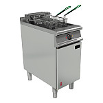 Falcon Dominator Single Tank Twin Basket Free Standing Electric Filtration Fryer E3840F