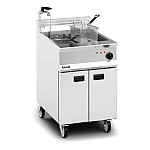 Lincat Opus 800 Single Tank Twin Basket Free Standing Electric Filtration Fryer OE8108/OP