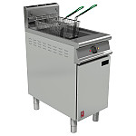 Falcon Dominator Single Tank Twin Basket Free Standing Gas Filtration Fryer G3840F