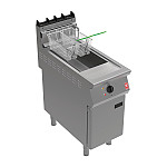 Falcon F900 Twin Basket Fryer with Filtration & Fryer Angel on Feet