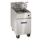 Imperial Single Tank Twin Basket Freestanding Gas Fryer IFS-75-OP