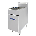 Imperial Single Tank Twin Basket Freestanding Gas Fryer IFS-50-OP