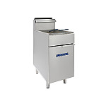 Imperial Single Tank Twin Basket Freestanding Gas Fryer IFS-40-OP