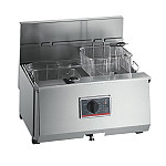 FriFri Profi+ 10 Electric Countertop Fryer Single Tank Twin Baskets 9.2kW Three Phase