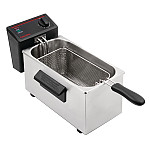 Caterlite Light Duty Single Tank Single Basket Countertop Electric Fryer 2kW