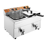 HOST Double Induction Fryer 2x 7.5Ltr HOST0579FD