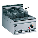 Lincat Single Tank Twin Basket Countertop Gas Shallow Fryer DF4