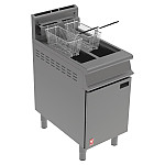 Falcon Dominator Twin Pan, Twin Basket Gas Fryer G3845