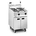 Lincat Opus 800 Twin Tank Twin Basket Free Standing Gas Dual Filtration Fryer OG8111/OP2