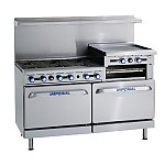 Imperial 6 Burner and Griddle Gas Oven Range IR6RG24