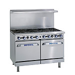 Imperial 8 Burner Gas Oven Range IR8