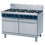 Blue Seal Evolution 8 Burner Double Static Oven 1200mm