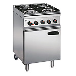 Lincat Silverlink 600 4 Burner Gas Oven Range with Rear Castors SLR6C