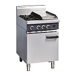 Blue Seal Cobra Gas Range 2 Burner Static Oven with Griddle