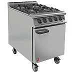 Falcon 4 Burner Dominator Plus Gas Oven Range G3161 with Castors