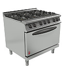 Falcon 6 Burner Dominator Plus Gas Oven Range G3101D with Feet