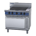 Blue Seal 900mm Induction Oven Range 4 x Full Area 5kW UKIN54F