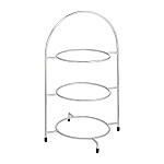 Utopia Chrome Three Tier Cake Stand 240mm