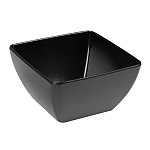 Olympia Kristallon Curved Black Melamine Bowl 8in