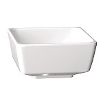 APS Float White Square Bowl 10in