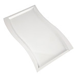 APS Wave Melamine Platter White GN 1/1