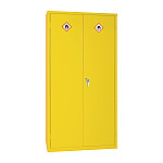 Hazardous Substance Cabinet Double Door Yellow 50Ltr